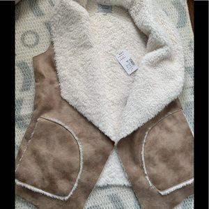 Kismet x-small faux shearling vest